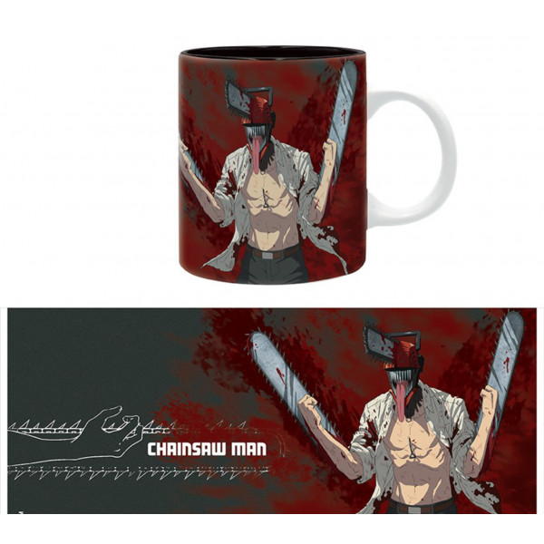 Фото - Чашка ABYstyle CHAINSAW MAN Дендзи 320 мл (ABYMUGA361)