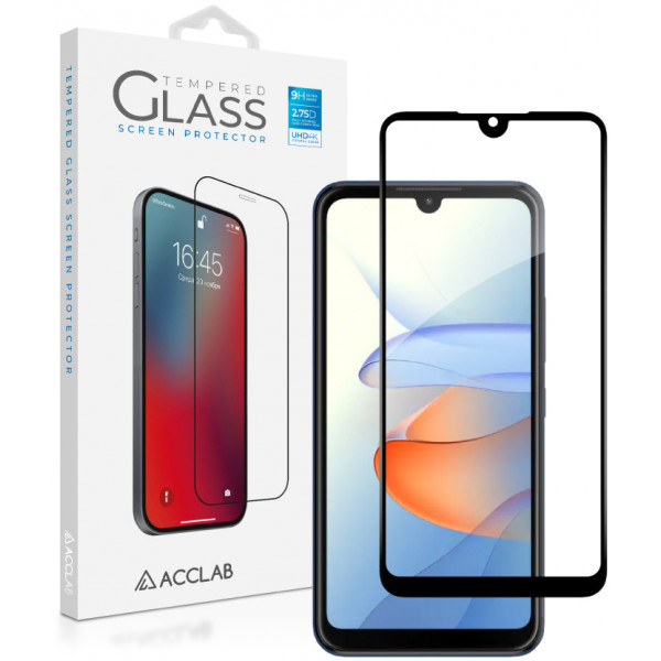 Фото - Защитное стекло для смартфона ACCLAB Full Glue for ZTE Blade L220 Black (1283126583346)