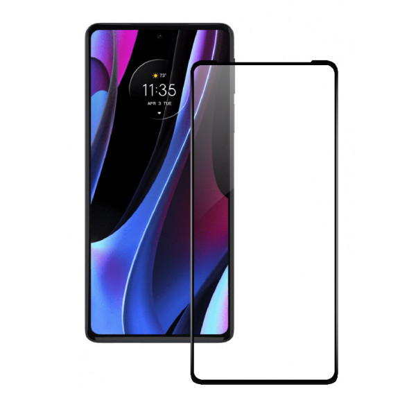 Фото - Защитное стекло для смартфона ACCLAB Full Glue for MOTO EDGE 30 Pro 5G Paper pack Black (1283126528552)