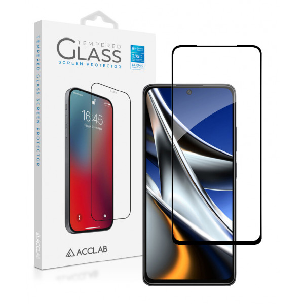 Фото - Защитное стекло для смартфона ACCLAB Full Glue for Xiaomi Poco X4 Pro 5G Black (1283126535215)