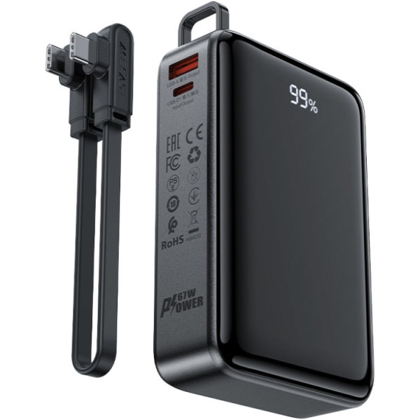 Фото - Батарея мобильная AceFast 20000mAh 67W PD3.0 20В/3.35A Type-C (6974316282723)