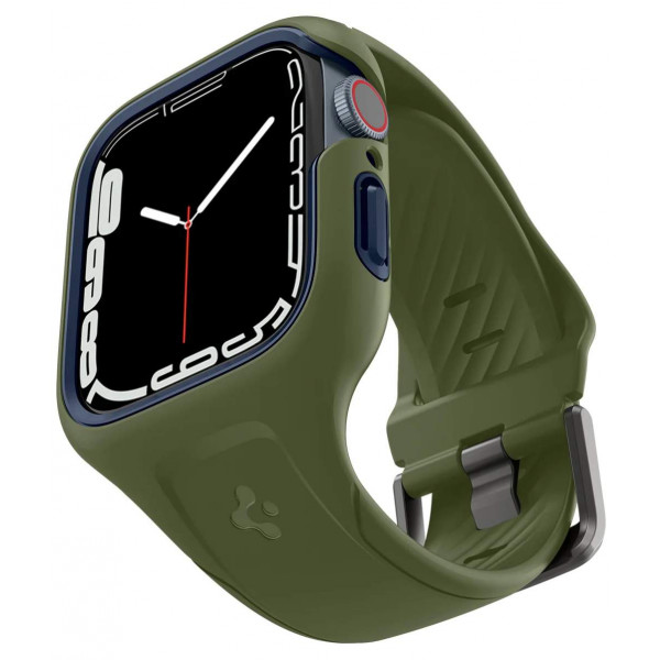 Фото - Ремешок для смарт-часов Spigen 2в1 for Apple Watch 45mm Liquid Air Pro Moss Green (ACS04408)