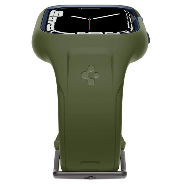 Фото - Ремешок для смарт-часов Spigen 2в1 for Apple Watch 45mm Liquid Air Pro Moss Green (ACS04408)
