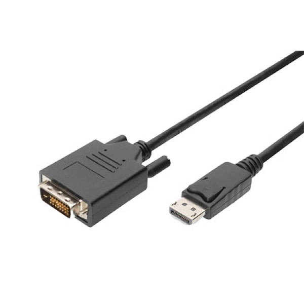 Фото - Кабель Digitus DisplayPort-DVI-D AM/AM 2 m Black (AK-340301-020-S)