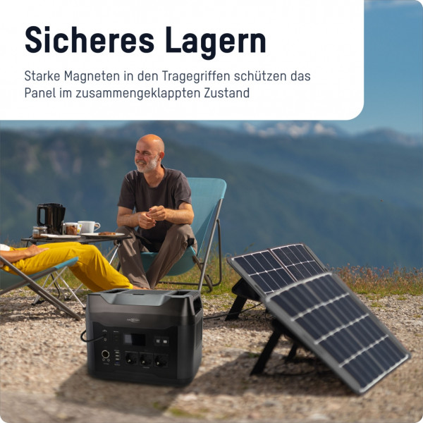 Фото - Портативная солнечная панель Ansmann 1001-0152 100 Вт