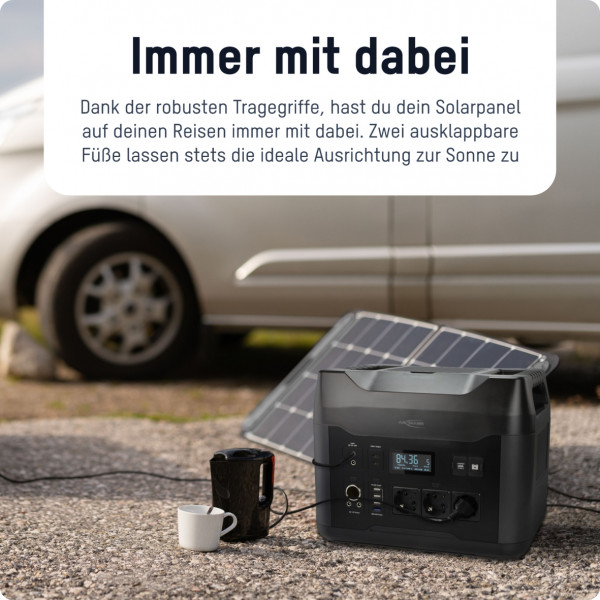 Фото - Портативная солнечная панель Ansmann 1001-0152 100 Вт