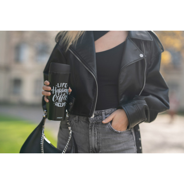 Фото - Термокружка Ardesto Coffee Time 450 мл Black (AR2645BC)