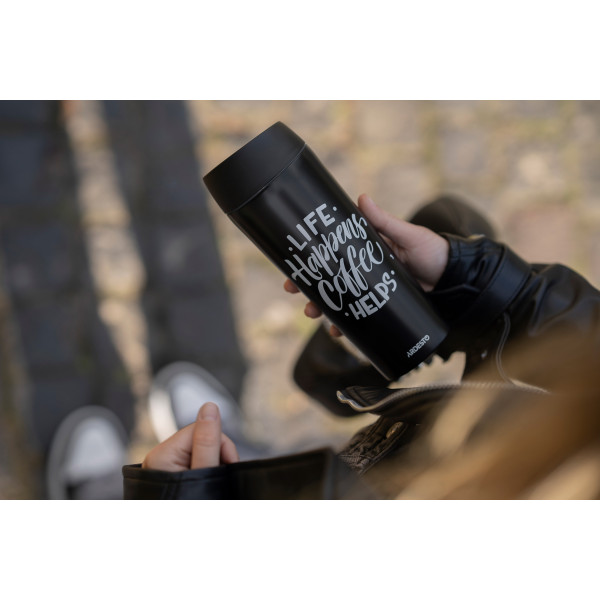 Фото - Термокружка Ardesto Coffee Time 450 мл Black (AR2645BC)