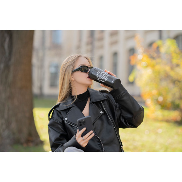 Фото - Термокружка Ardesto Coffee Time 450 мл Black (AR2645BC)