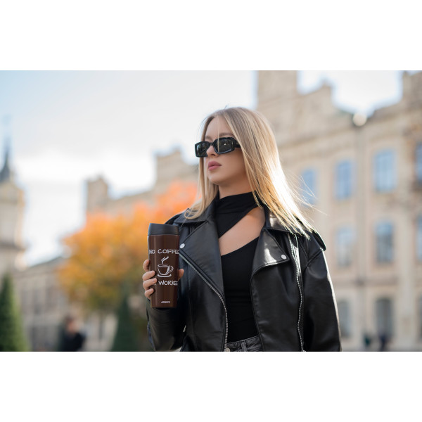 Фото - Термокружка Ardesto Coffee Time 450 мл Brown (AR2645CB)