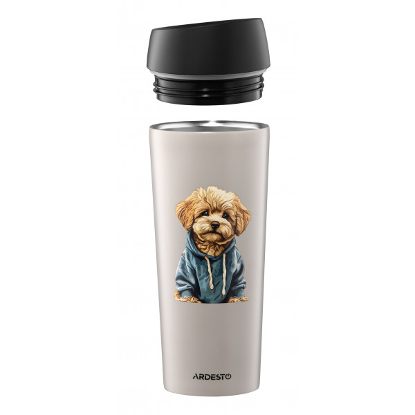 Фото - Термокружка Ardesto Coffee Time Maltipoo 450 мл (AR2645MP)