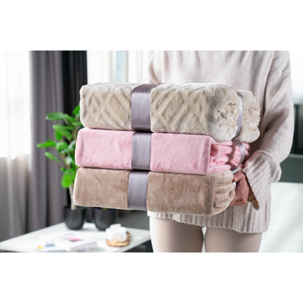 Фото - Плед полуторный Ardesto Flannel 160х200 см бежевый (ART0205SB)