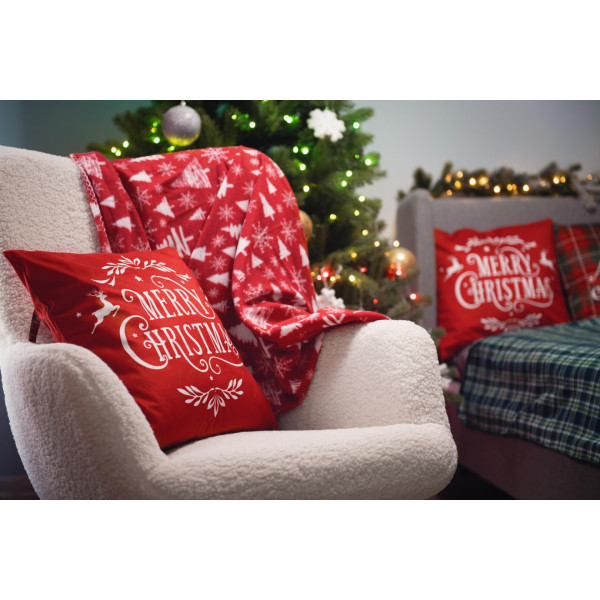 Фото - Плед односпальный Ardesto Fleece 130x160 см заснеженные елки (ART0715PB)