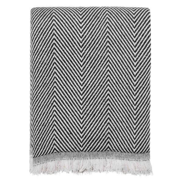 Фото - Плед евро Summer 210x230 см черный (ART0922SL)