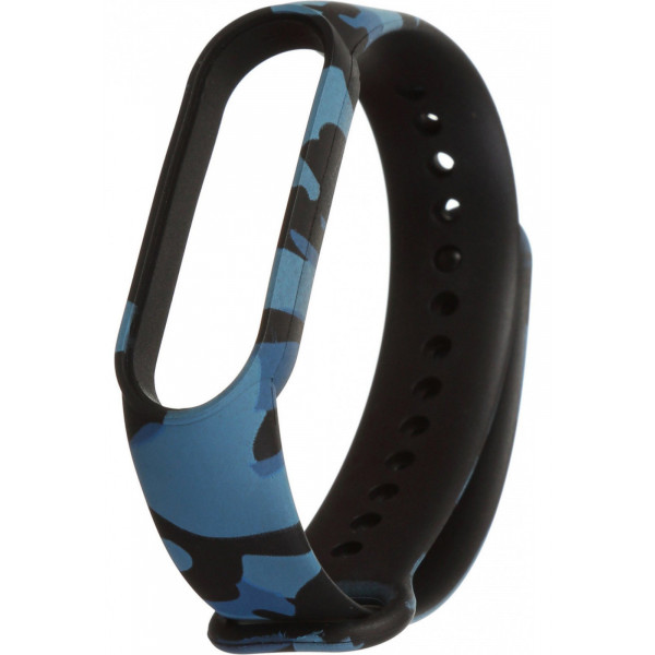 Фото - Ремешок для фитнес-браслета Armorstandart Xiaomi Mi Band 5 Khaki Blue (ARM57016)