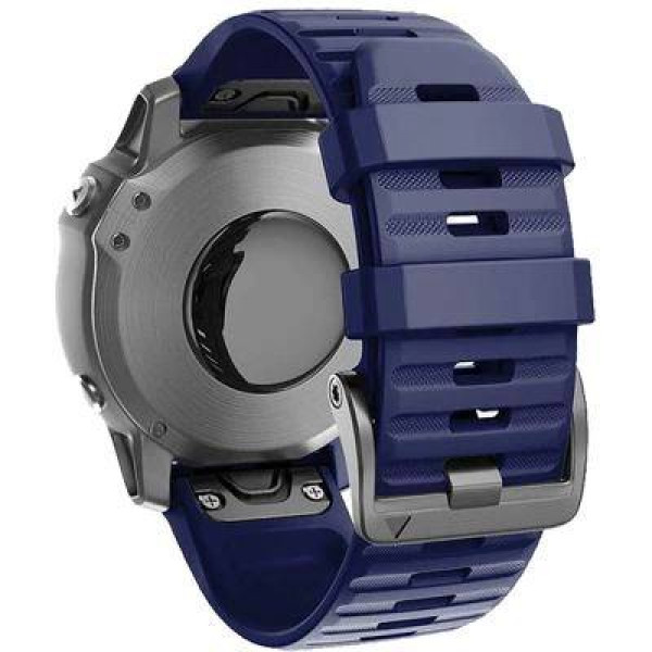Фото - Ремешок для фитнес-браслета  ArmorStandart Silicone 26mm для Garmin Fenix 5X/6X/7X Dark Blue (ARM60804)