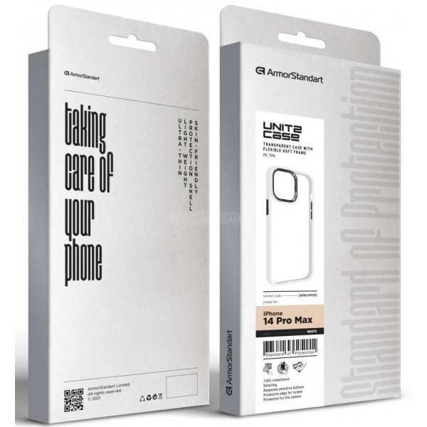Фото - Чехол для смартфона Armorstandart UNIT2 for Apple iPhone 14 Pro Max White (ARM69959)