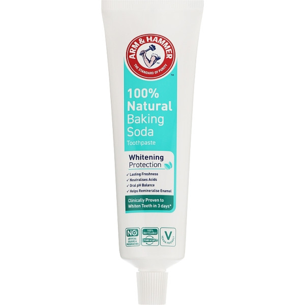Фото - Зубная паста Arm&Hammer 100% NATURAL для защиты зубов 75 мл (5010724538142)