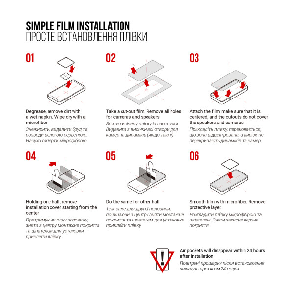 Фото - Защитная пленка для смартфона Armorstandart для камеры Apple iPhone 15 Pro Max 6 шт. (ARM72557)