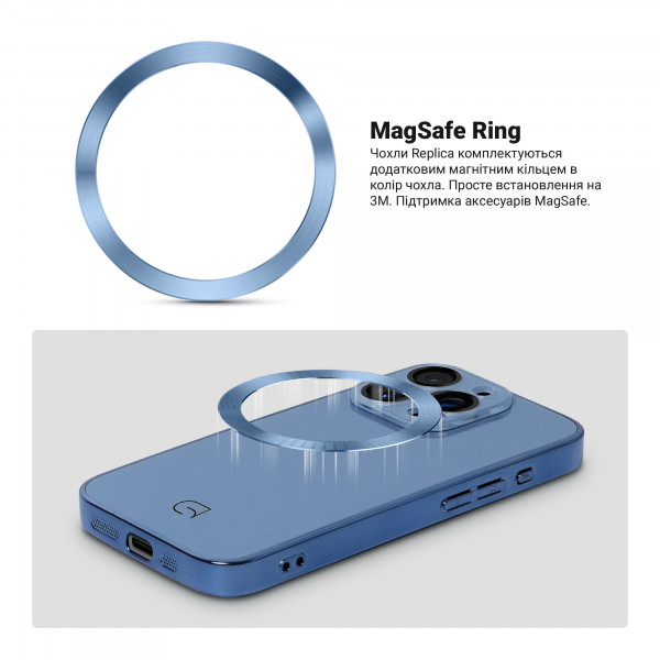 Фото - Чехол для смартфона Armorstandart Replica for Apple iPhone 14 Pro Light Blue (ARM76204)