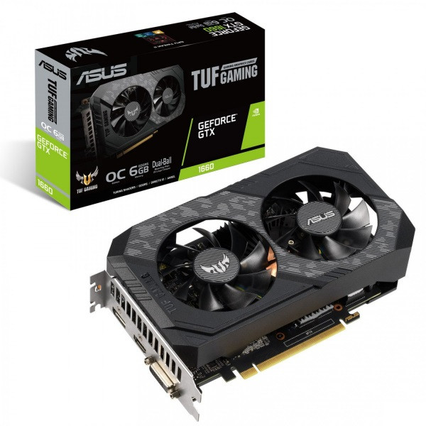 Фото - Видеокарта Asus GeForce GTX 1660 TUF Gaming 6GB GDDR5 192bit (TUF-GTX1660-6G-GAMING)