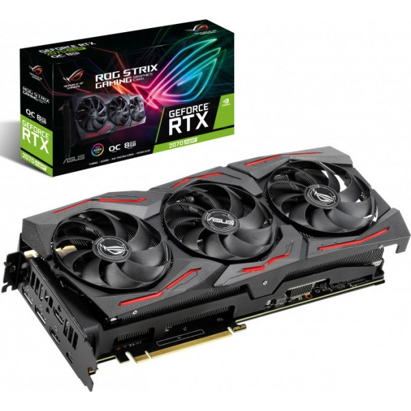 Фото - Видеокарта Asus GeForce RTX 2070 Super ROG Strix OC 8GB GDDR6 256bit (ROG-STRIX-RTX2070S-O8G-GAMING)