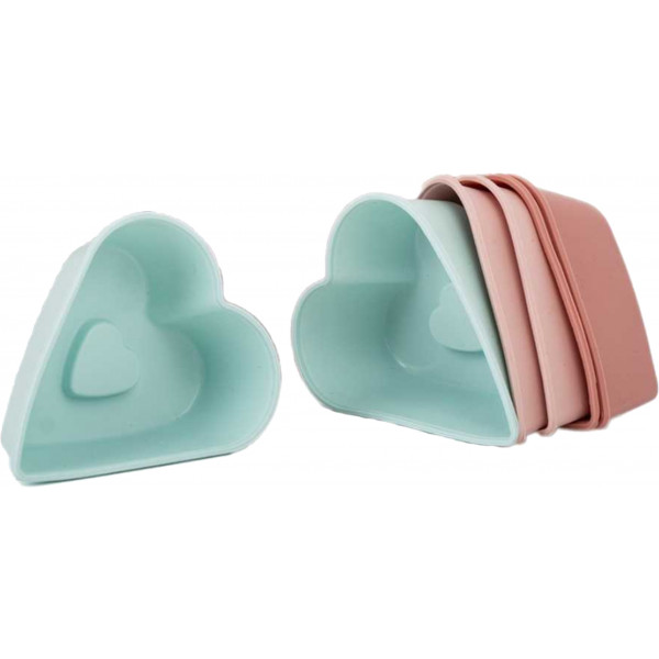 Фото - Форма для приготовления Baltali Silikon Сердце 7 см 6 шт. микс (41076)