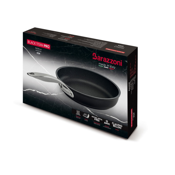 Фото - Сковорода универсальная Barazzoni BLACK TITAN 24 см (85560602498)