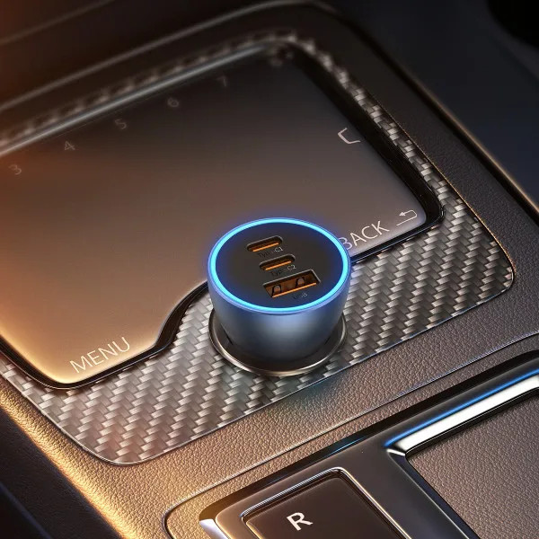 Фото - Микроповреждение - Автомобильное зарядное устройство Baseus Golden Contactor Pro Series Car Charger 65W (CGJP010003)