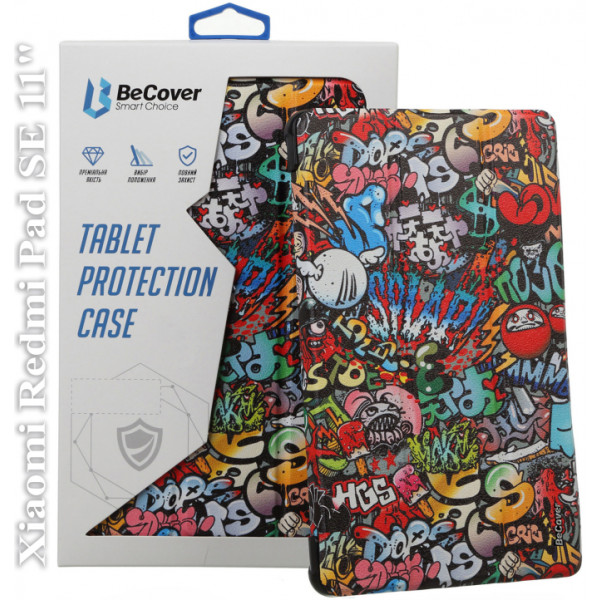 Фото - Чехол для планшета BeCover Smart Case for Xiaomi Redmi Pad SE 11''Graffiti (709869)