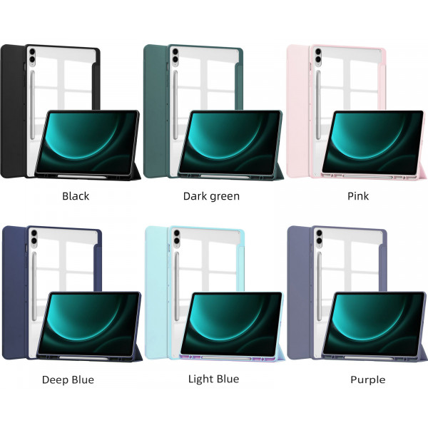 Фото - Чехол для планшета BeCover Soft Edge for Samsung Galaxy Tab S9 Plus (SM-X810/SM-X816)/S9 FE Plus (SM-X610/SM-X616) 12.4" (710404)