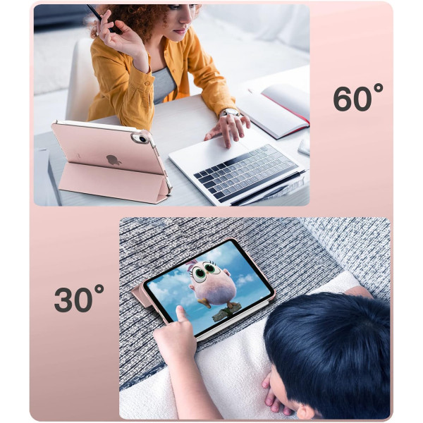 Фото - Чехол для планшета BeCover Tri Fold Hard for Apple iPad Mini 7 2024 Pink (712454)