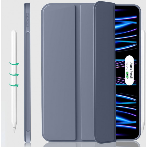 Фото - Чехол для планшета BeCover Tri Fold Soft TPU Silicone for Apple iPad Pro 11'' M4 2024 Purple (711749)
