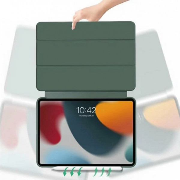 Фото - Чехол для планшета BeCover Tri Fold Soft TPU Silicone for Apple iPad Pro 13'' M4 2024 Dark Green (711752)