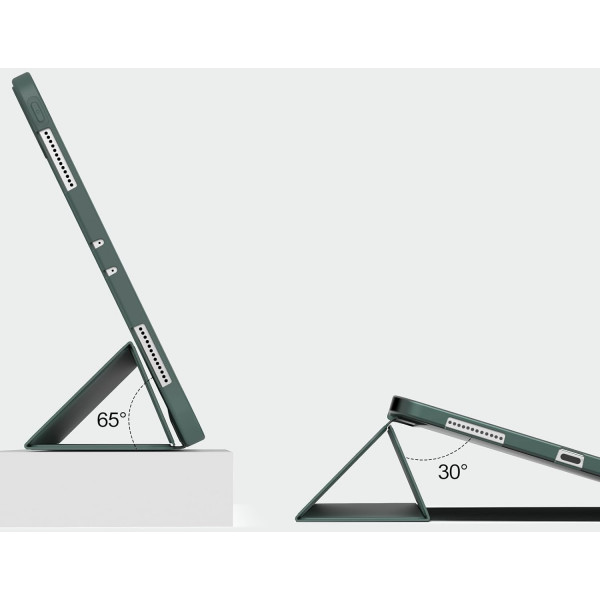 Фото - Чехол для планшета BeCover Tri Fold Soft TPU Silicone for Apple iPad Pro 13'' M4 2024 Dark Green (711752)