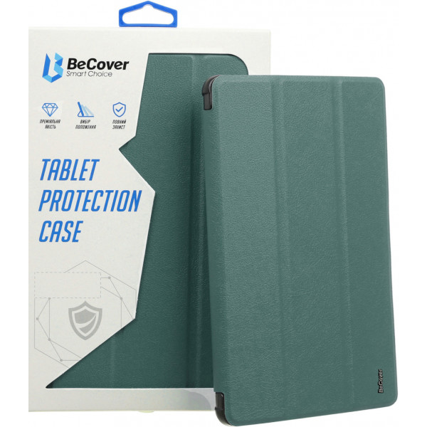 Фото - Чехол для планшета BeCover Tri Fold Soft TPU Silicone for Apple iPad Pro 13'' M4 2024 Dark Green (711752)