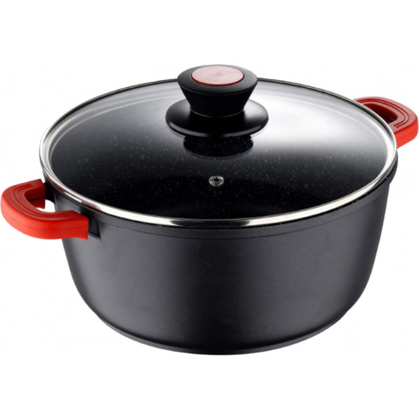 Фото - Кастрюля Bergner Chroma 20 см (BG-30114-BK)