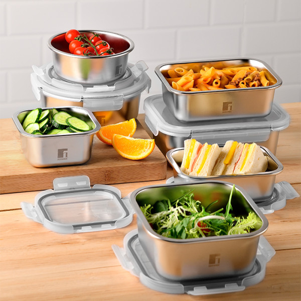 Фото - Емкость для хранения Bergner Go Lovers 800 мл (BG-36310-GY)