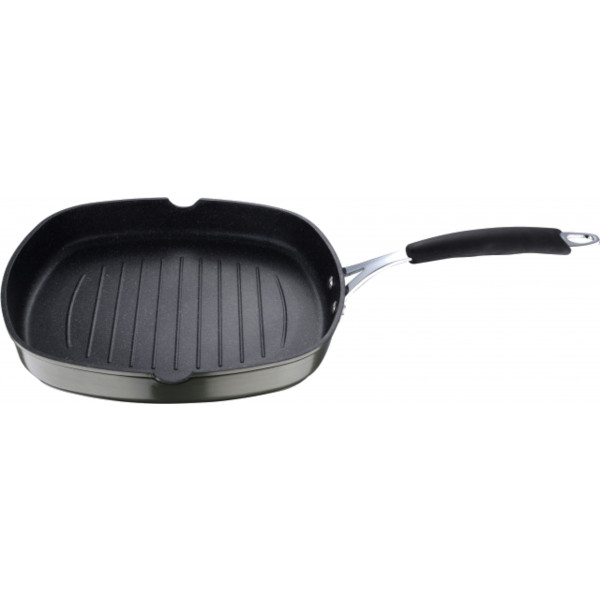 Фото - Сковорода гриль Bergner Midnight 28 см (BG-30130-GR)