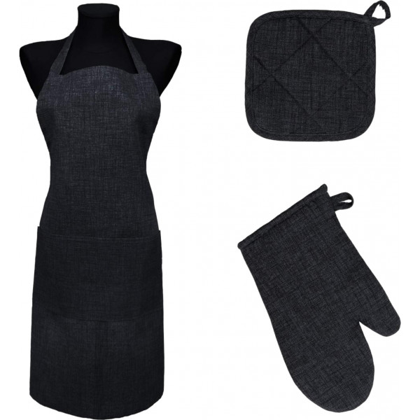 Фото - Набор фартук + прихватка Прованс Black Milan 3 шт. (025595)
