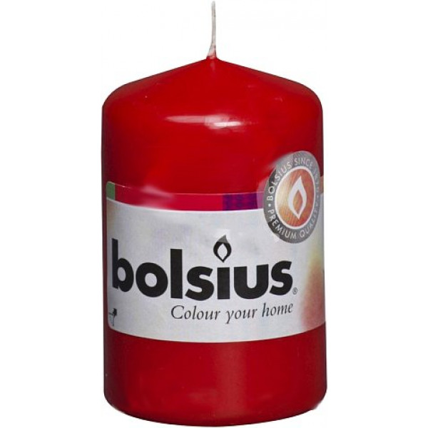 Фото - Свеча декоративная Bolsius Красная 80/50 (200141)