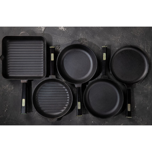Фото - Сковорода гриль Brizoll O2440G-P1 Optima-Black 240 х 40 мм