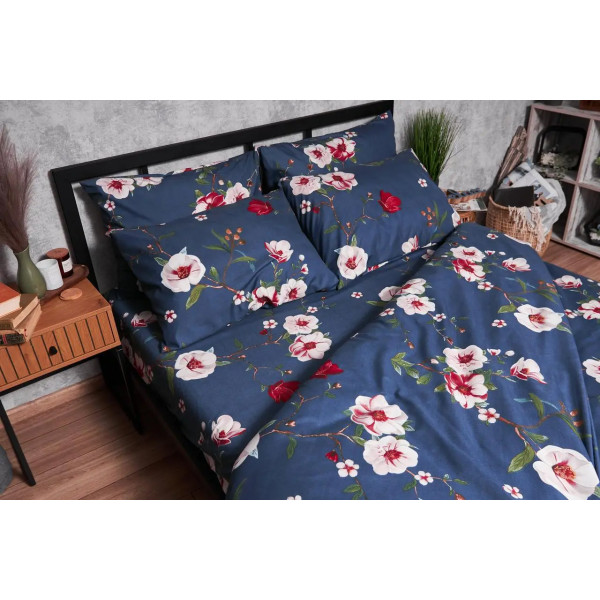 Фото - Комплект постельного белья Moon&Star Полисатин Premium «Bush Peony» 175х210 см нав. 2х40х60 (MS-820003715)