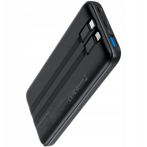 Фото - Батарея мобильная Choetech 10000mAh 22,5W Black (B654-BK)