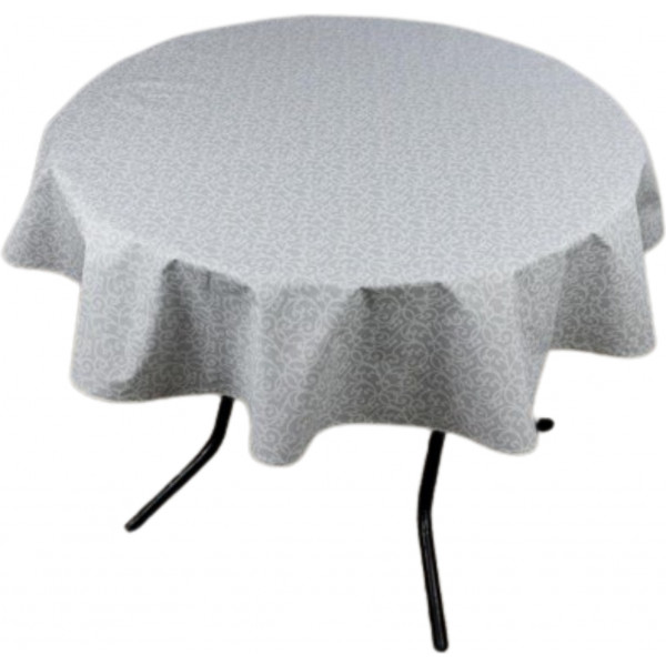 Фото - Скатерть круглая Прованс Айс Вензель D-180 см (033850)