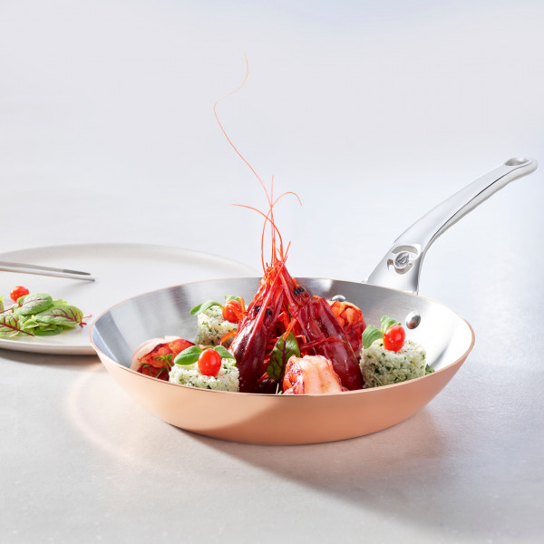 Фото - Сковорода универсальная de Buyer 24см медь/индукция 6224.24