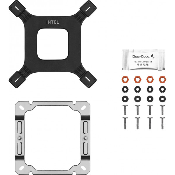 Фото - Процессорный кулер Deepcool AG400 Digital WH ARGB (R-AG400-WHADMN-G-1)