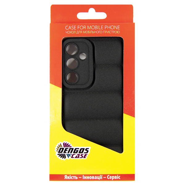 Фото - Чехол для смартфона DENGOS for Samsung Galaxy A35 SM-A356 Black (DG-KM-56) + стекло