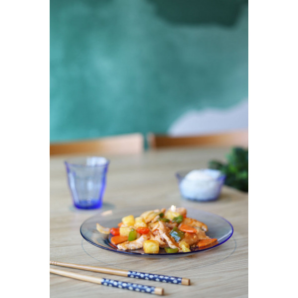 Фото - Тарелка десертная Duralex Lys Marine 19 см (3008BF06)