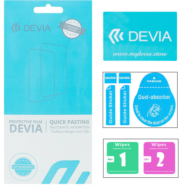 Фото - Защитная пленка для смартфона DEVIA for Honor Magic5 двохсторонняя (DV-HNR-MG5FB)